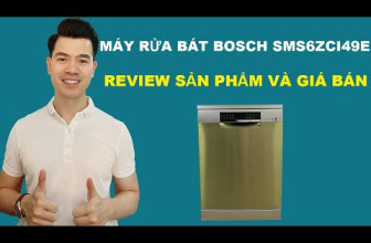 Đánh giá Máy Rửa Bát Độc Lập Bosch SMS6ZCI49E (Serie 6): Tính năng sấy Zeolith thần thánh